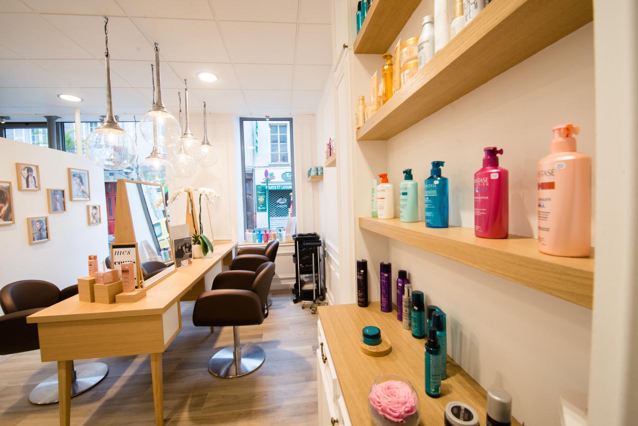 Salon de coiffure à fontainebleau, style appartement parisien