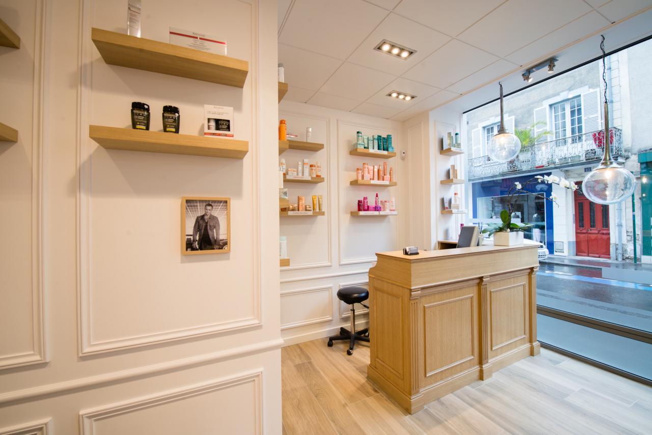 Salon de coiffure à fontainebleau, style appartement parisien