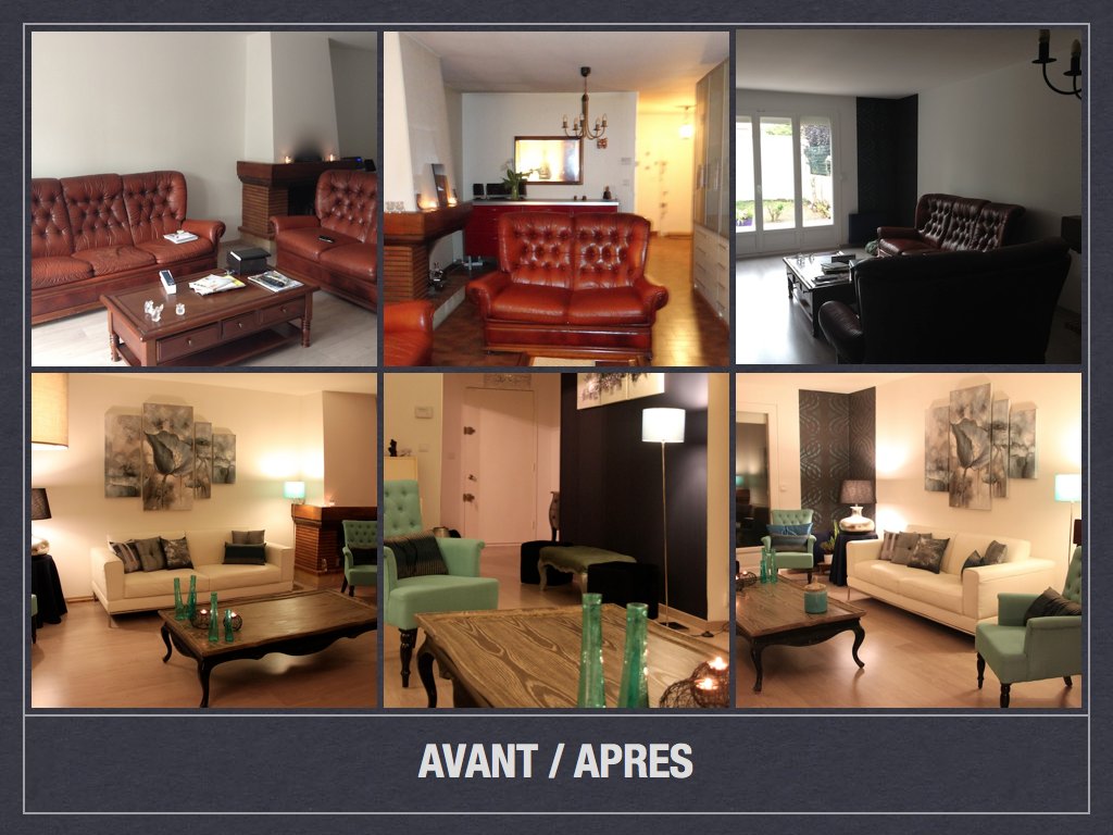 Avant/ après: projet de décoration et d'aménagement d'espace