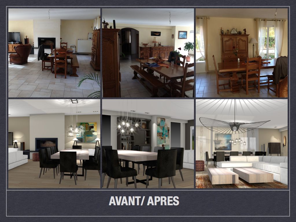 Avant/ après: projet de décoration et d'aménagement d'espace