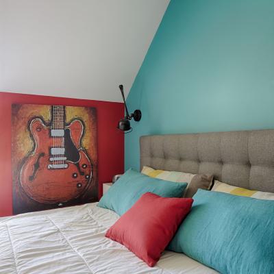 Chambre avec guitare par Peggy Guezello 1001 idées