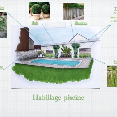 Détail jardin habillage piscine.001