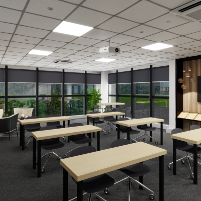 Salle de réunion/ formation  élégante et fonctionnelle