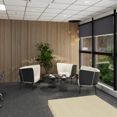 Espace lounge pour salle de re union