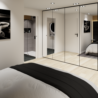 Suite parentale avec dressing miroir