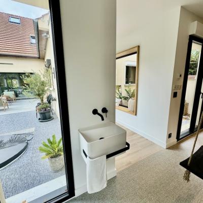 Lave main designe pour salle de sport