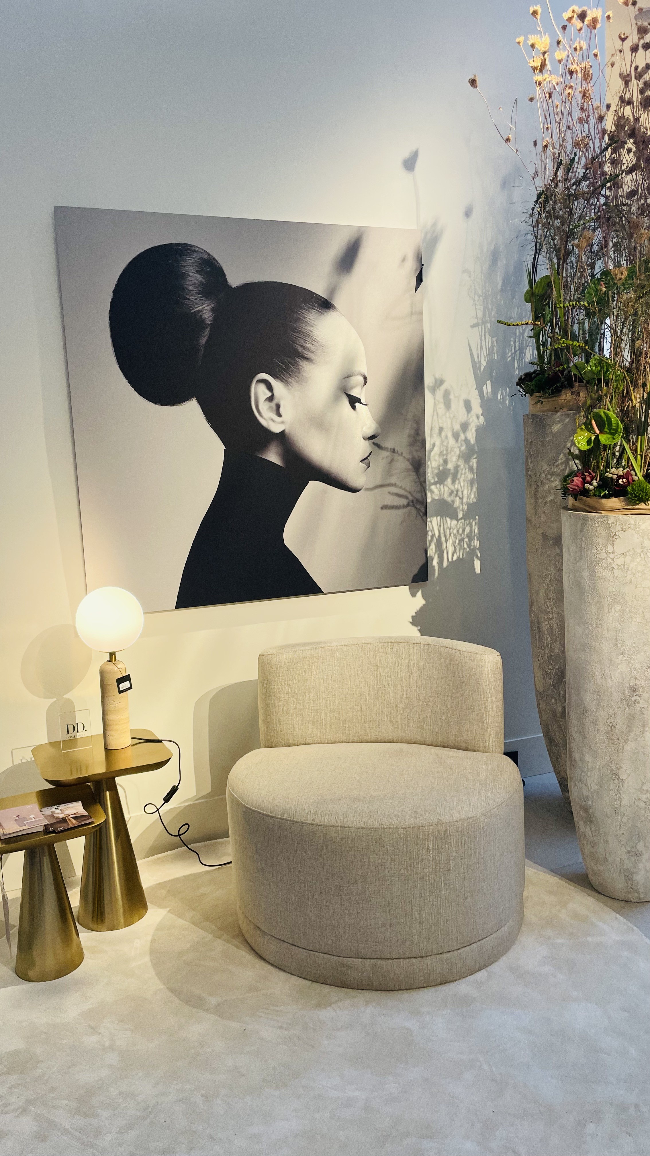 Inspiration salon avec fauteuil rond