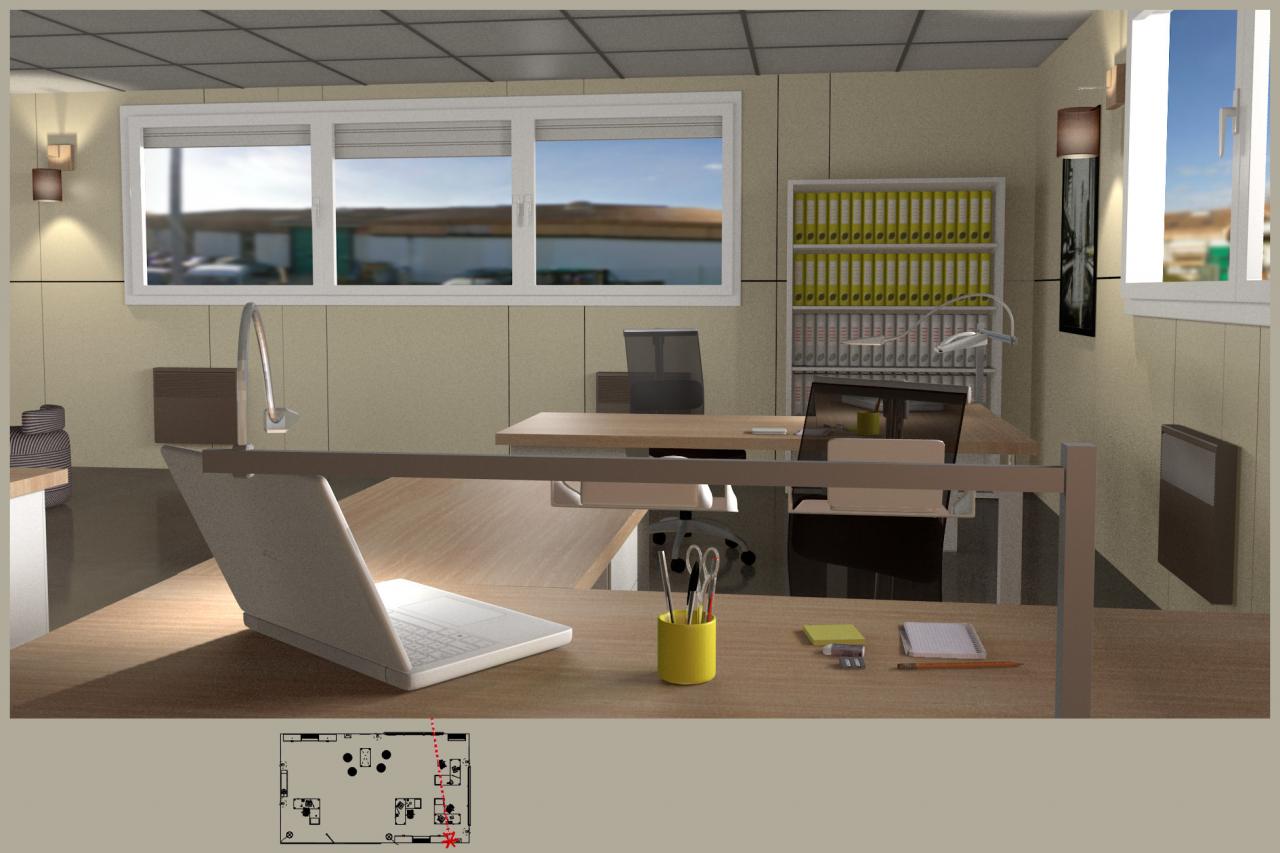 3D bureaux