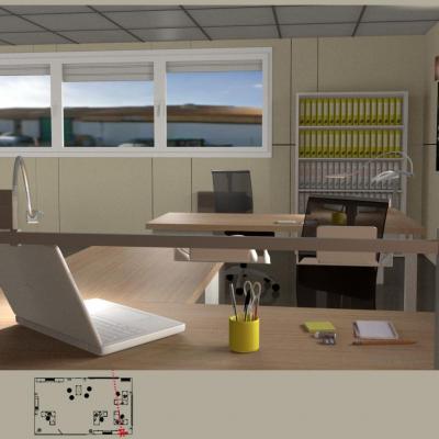 3D bureaux