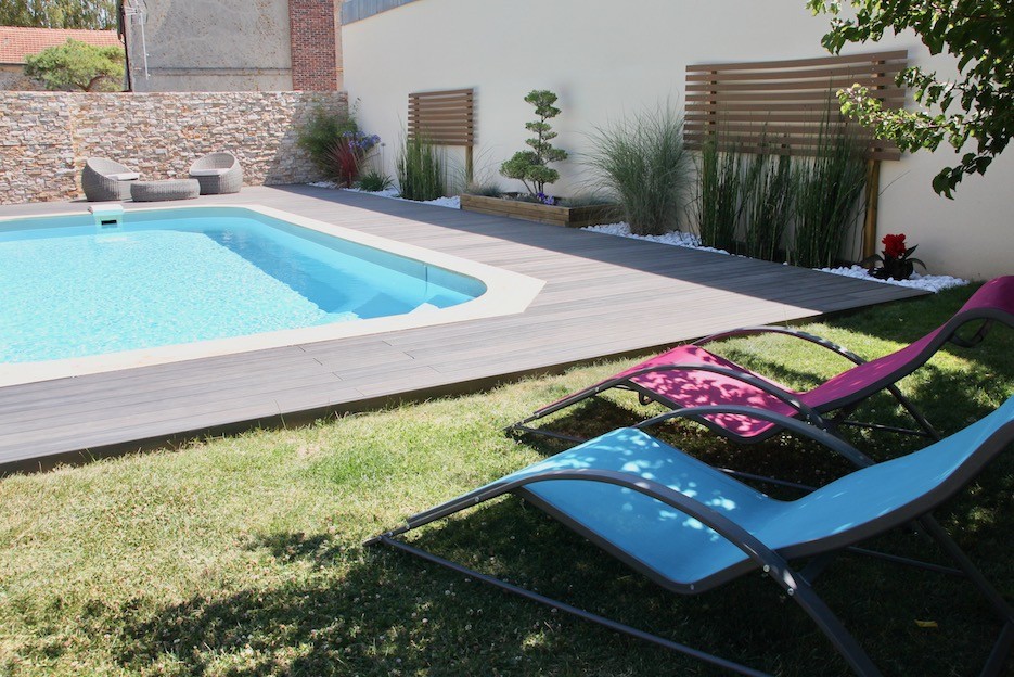 Peggy guezello 1001 ide es jardin avec terrasse et piscine