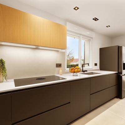 Placard de cuisine avec led 1