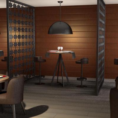 Aménagement de restaurant contemporain et design