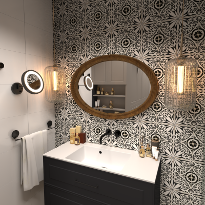 Salle de bain retro