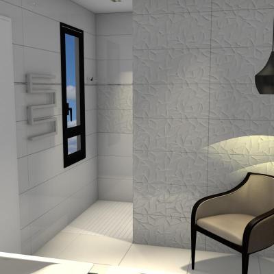 Salle de bains avec douche à l'italienne