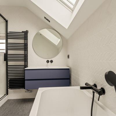 Vasque bleue