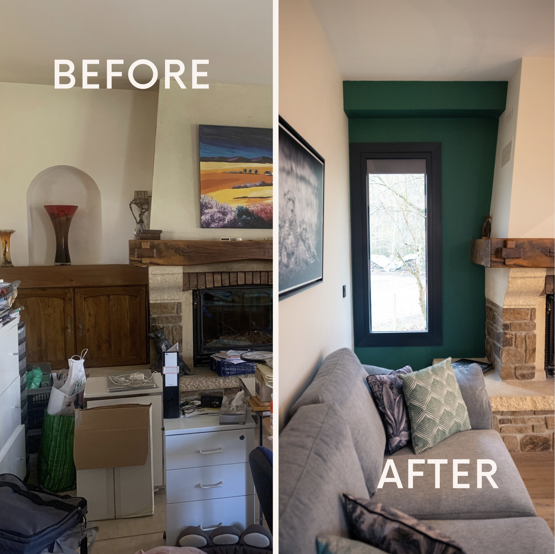 Architecte interieur chaumes 77 avant apre s salle a manger