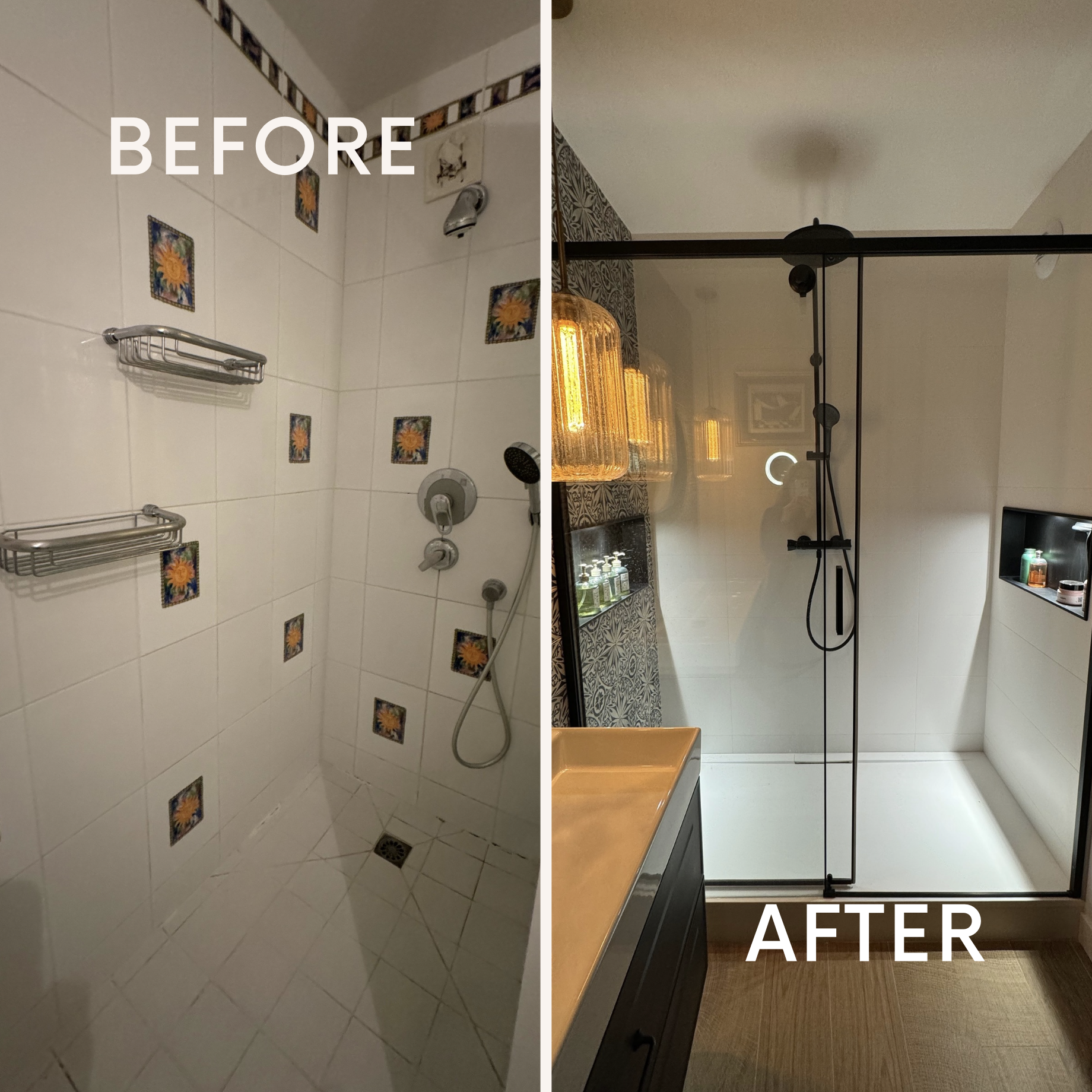 Architecte interieur paris 75019 avant apre s salle de douche douche xxl