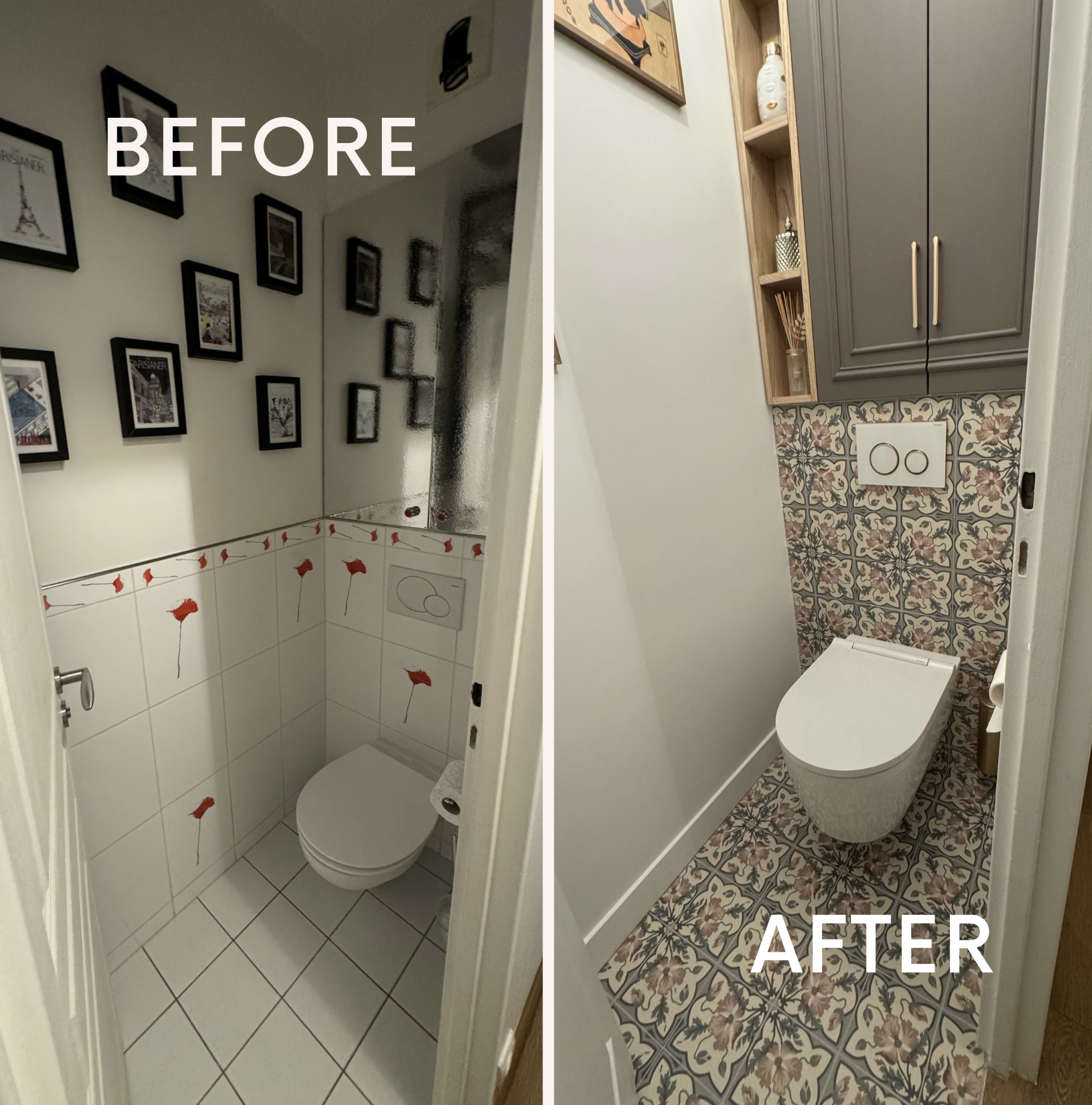 Architecte interieur paris 75019 avant apre s wc toilettes