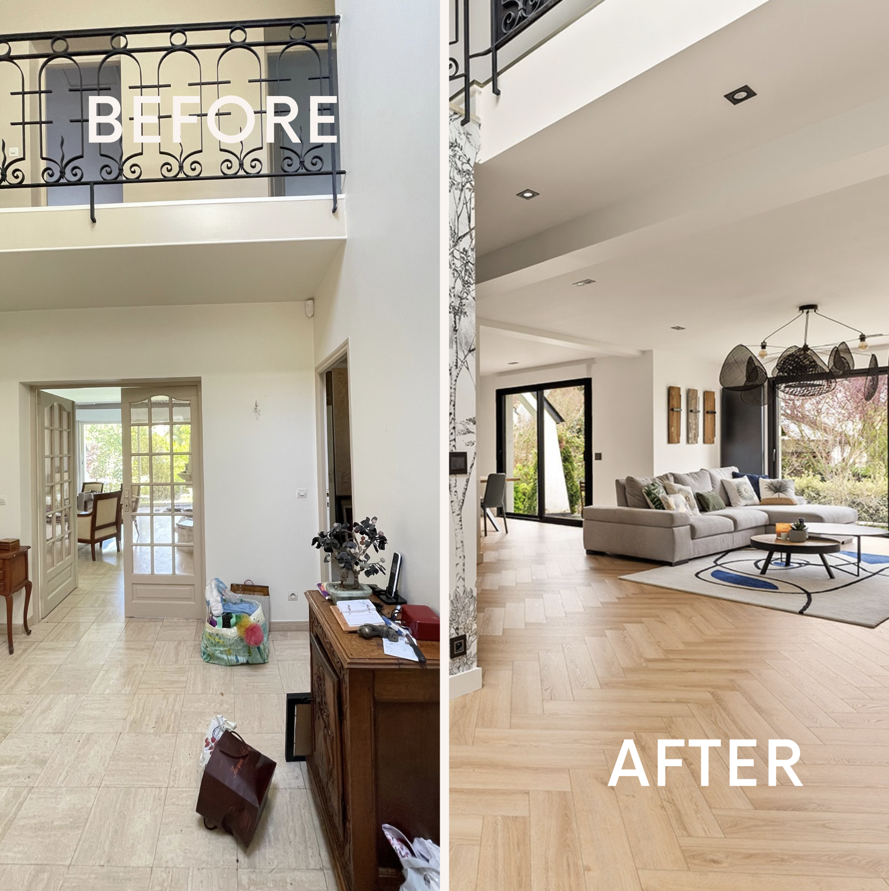 Architecte interieur yerres 91 entree avant apre s