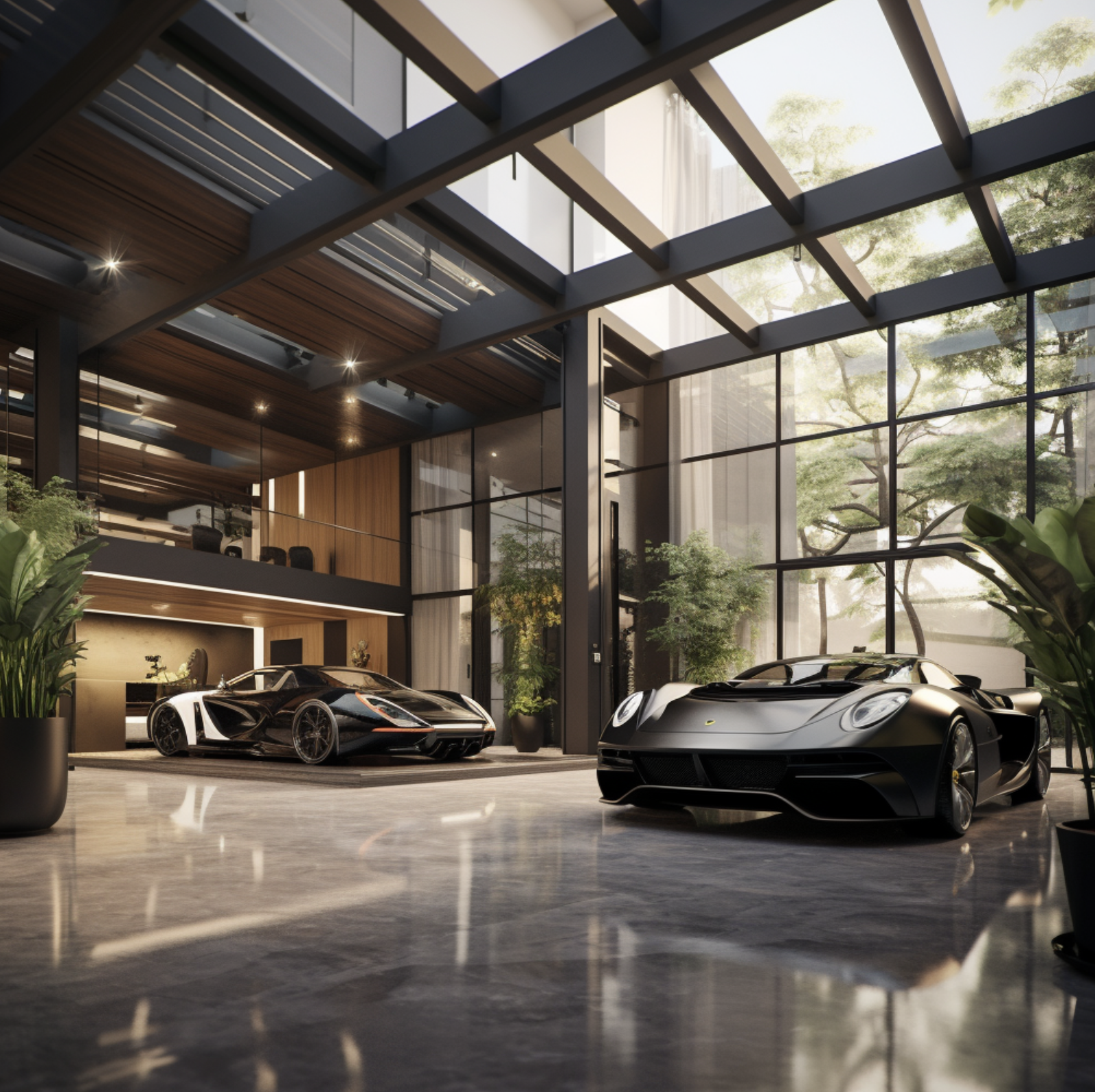 agencement de garage luxe